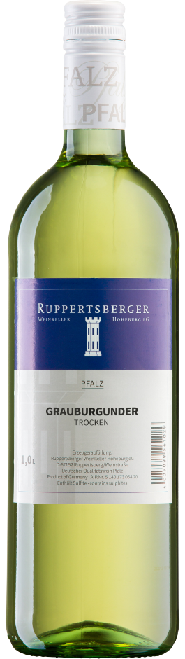 Grauburgunder QW trocken, 1 Liter