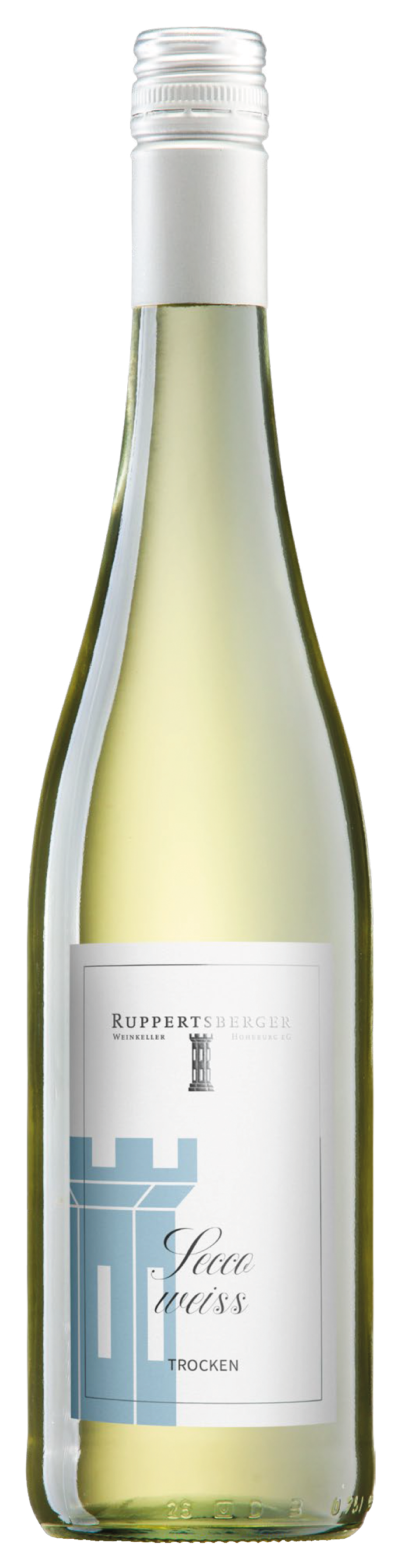 Secco weiß - prickelnder Perlwein