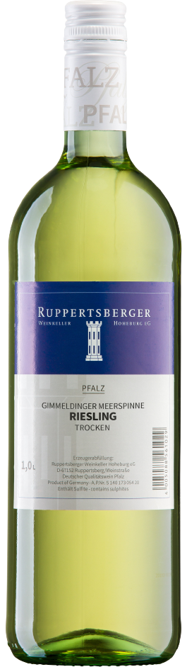 Riesling QW trocken Gimmeldinger Meerspinne, 1 Liter